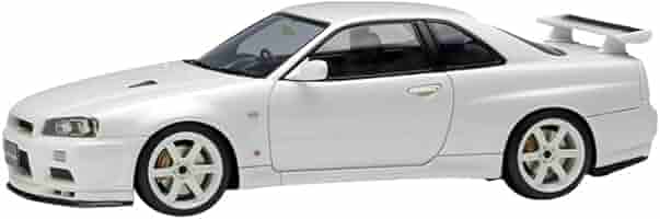 GT-R ホワイトミニカー レッドホイール Garage Active Skyline GT-R Wide body (RC-VI Wheel