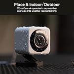 WYZE Cam v4 (Latest Model), 2.5K AI Security Camera, Indoor/Outdoor Cameras for Home Security, Vibrant Color Night Vision, No Subscription Required, Free Expert Help, Black