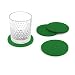 Produktbild Oblique-Unique® Filzuntersetzer rund 4er Pack für Tisch und Bar - Glasuntersetzer Untersetzer aus Filz (Moosgrün)