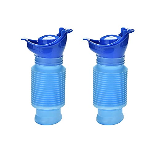 ICYANG Portable zusammenklappbaren Notfall Urinal, Reisen Fahren Outdoor Mobile Toilette Camping Auto WC Pee Flasche für Kinder Ältere Männlich Weiblich,750ml Cover