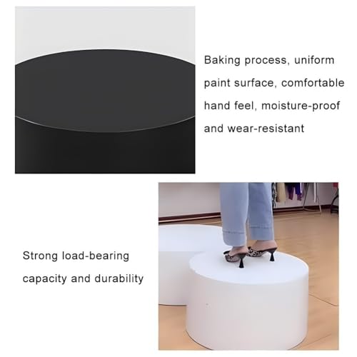Support cylindrique de 80 x 30 cm pour éviter les vitrines plates