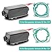 Glow Plug Repair Kit with 4 Gasket Fit for Eberspaecher Airtronic D2 2kw D4 4kw, 12V Parking Heater Maintenance Kit Replace 252069011300 252069100102 252069060001 252069010003