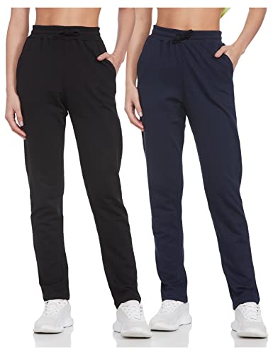Image of Cotton colors Women Track Pants-Pack of 2