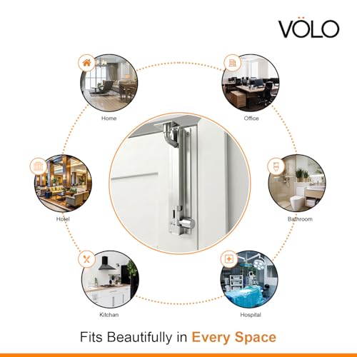 Image of Volo L Shape /Marble Stainless Steel Towerbolt /Door Latch, Pack of 2 Pieces (150mm (6 Inch))
