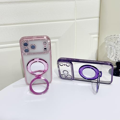 Coque iPhone 17 Air transparente magnétique compatible MagSafe or - 4