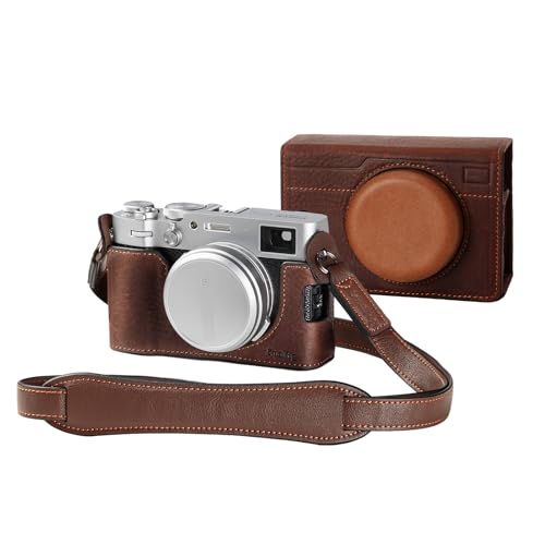 SMALLRIG Leather Case Kit for FUJIFILM X100VI, with Half Case, Flip Cover, Shoulder Strap, Hot Shoe Cover & Shutter Release Button, Genuine Leather Material, Portable and Protecting - 4558 by SmallRig - Used condition - CA$53.92