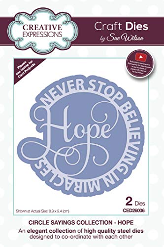 Dies by Sue Wilson Circle Sayings Hope