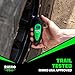 Rhino USA Digital Tire Pressure Gauge 150 PSI, 4 Ranges, Ergonomic Design w/Lighted Nozzle & LCD Backlit Display - Certified Accurate Readings, Best Digital Gage (Green)