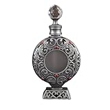 CEHJZQRPL Parfümzerstäuber, 1 stück Leere ätherische ölflasche Reise parfüm Glas tropfflasche Glas Pipette(Silver)