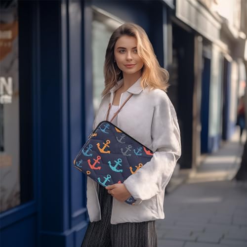 Funda para portátil 13-14 pulgadas impermeable con diseño anclas miniatura 7