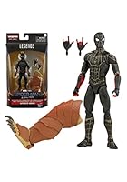 Spider-Man MARVEL - Legends Series - 6 Inch Black and Gold Suit Spiderman - Movie Inspired - : No Way Home - 2 Acc - Premium Collectible Action Figure - Toys for Kids - Boys and Girls - F3019 - Ages 4+