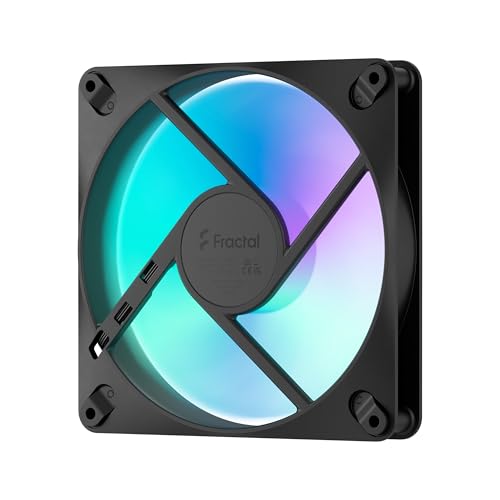 Image of Fractal Design Dynamic 3 14 RGB 3-Pack Black 140mm PWM Fans