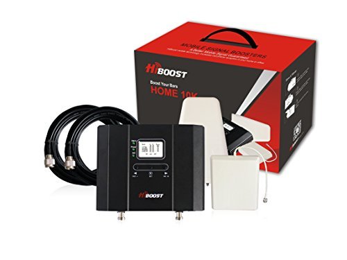 HiBoost 10K - Cell Phone Signal Booster w/ 10,000 sq ft Coverage - Boost Your Bars