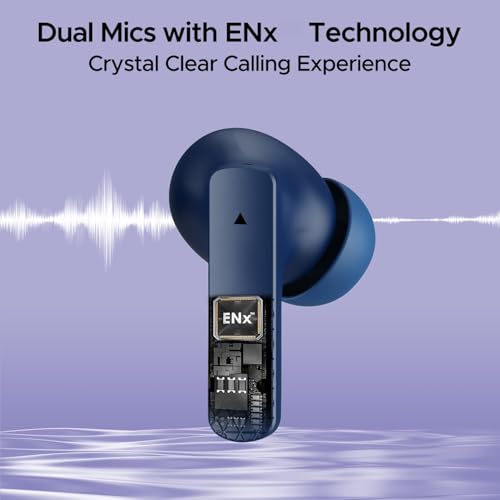 Image of 91Pro Truly Wireless Earbuds TWS | ENC & High Bass | Upto 45 Hrs Playtime | Bluetooth V5.3 | Quad Mics with AI-ENC | 50ms Low Latency Gaming | Gaming Beast for Android & iOS (White)