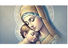 Landscape Tender Virgin Mary With Child