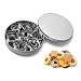 Produktbild 24X Edelstahl Mini Ausstecher Set Mehrere Formen Keks-Form-Backen-Gebäck Schneider Slicer Backen-Werkzeuge