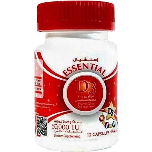 Essential D3 50000Iu 12 Capsules