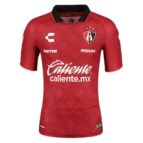 Charly Men's Atlas 23/24 Home & Away Jerseys - Stylish Design, Unique Details, High Performance (as1, Alpha, s, Regular, Regular, Away - Red)
