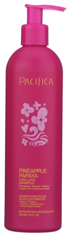 Pacifica Shampoo Curl Love Pineapple Papaya 12 Ounce 12 Fl Oz