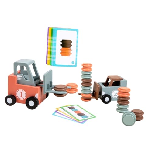 Kisangel Chariot Élévateur Jouet pour Garçon Fille Modèle De Chariot Élévateur Plastique Jouet De Véhicule De Construction pour Garçons