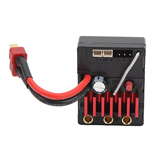 Luqeeg RC Integrated Brushless ESC, Material, Multiple Prevention, Easy to Carry, Heat Dissipation, Portable Speed Controller for SCY 16101 16102 16103 16201PRO 1/16 RC Car