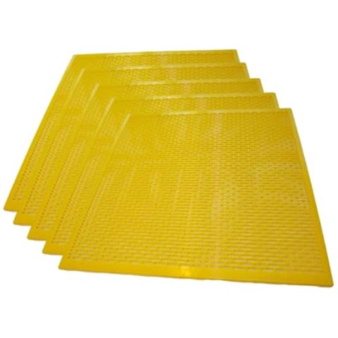 5 x Queen Excluder - 46cm x 46cm -for British National Wooden Hives - from Beekeeping Supplies UK Ltd Cover