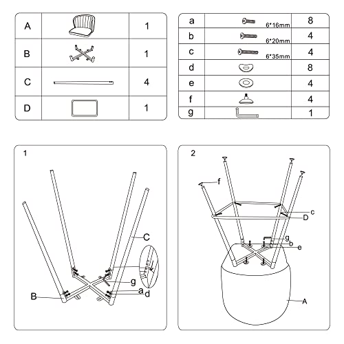 Canglong Velvet Barstools Counter Height Velour Bar Chairs Home Bar Modern Upholstered Side Dining Chairs With Metal Legs For Kitchen Dining Room Restaurant Set Of 2,Navy Blue #TOP5