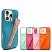 Jtsery Lipgloss Holder Case for iPhone 16, Lip Gloss Case Lipstick Lip Glaze Stylish Silicone Funny Women Girls Cover for iPhone 16 6.1 inch 2024 (Rose)