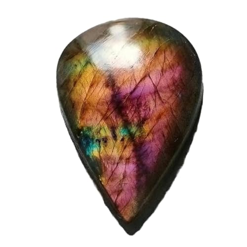 Cabochon labradorite violette poire pour fabriquer vos bagues DIY