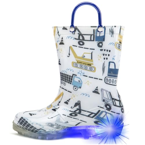 Image of HugRain Light Up Rain Boots for Little Kids