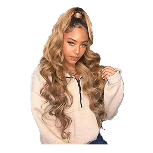 Perucas Cabelo Humano de Alta Qualidade Moda Cabelo Comprido Cabelo Comprido Adequado para Cosplay d