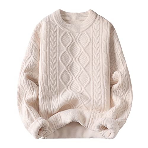 Aelfric Eden Oversized Sweater 90S Vintage Knitted Sweater Long Sleeve Aesthetic Sweater Unisex Woven Crewneck Pullover #TOP11