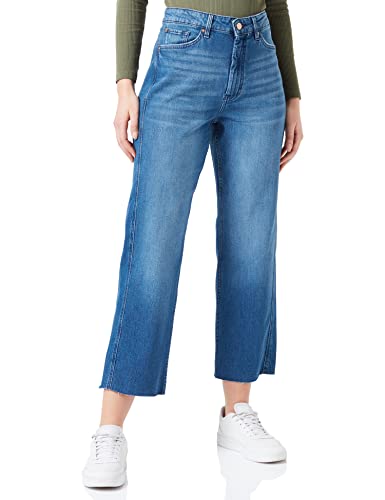 s.Oliver Damen Jeans-hose 7/8, Jeans Hose 7 8 Karolin Straight Leg, Blau,...