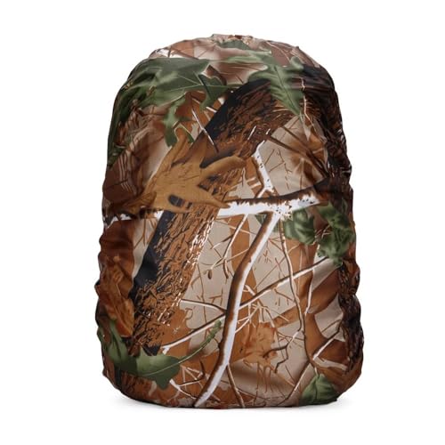Mochila impermeable de 90 L, 95 L, 100 L, camuflaje, impermeable, para caza, viajes, plegable, Camuflaje Big Tree, Talla única