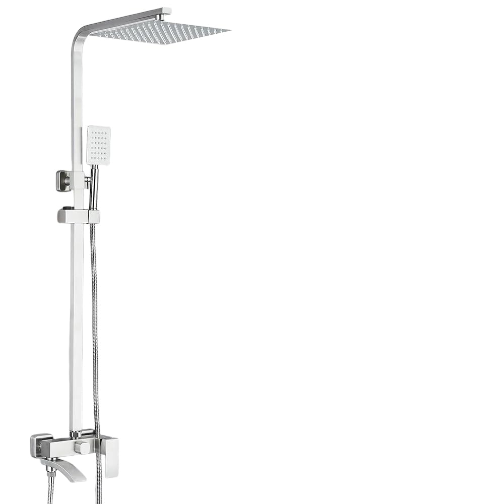 Ensembles de douche pour salle de bain complet avec colonne encastrée et mitigeur