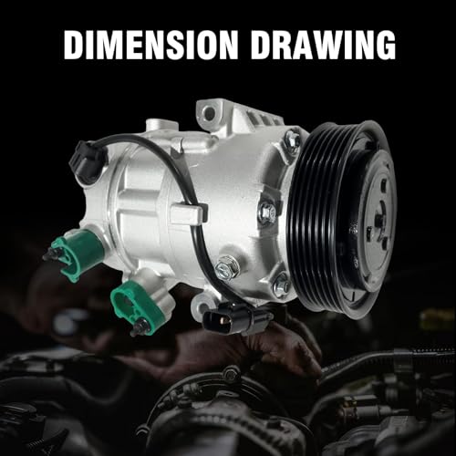 Image of AC Compressor with Clutch Compatible for Kia Forte Koup 2014-2018,CO 29193C