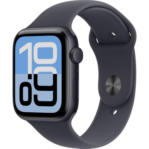 Apple Watch SE (2025) midnight aluminium 44mm midnight sport band Size S/M