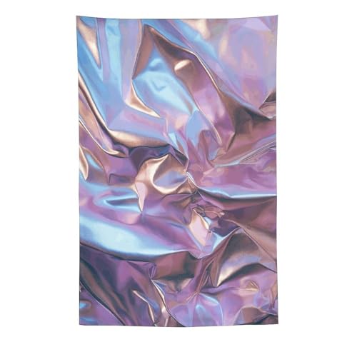 Tapisserie murale feuille d'argent pour chambre esthétique et grand salon