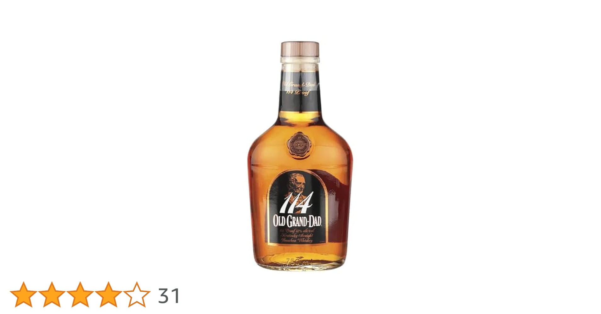 Old Grand Dad 114 バーボンウイスキー 750ml Amazon.co.jp: OLD GRAND DADオールドグランダッド 114 旧ボトル