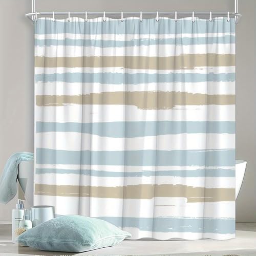 Rideau de douche en polyester de qualité supérieure au design minimaliste chic