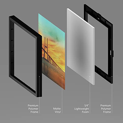 Woodrose Framed Wall Art Collage Print Gallery Set Art Deco Nouveau French 1920S Women Fashion People Illustrations Modern Relax/Calm Multicolor For Living Room, Bedroom, Office - 8"X10"X4 Black #TOP4