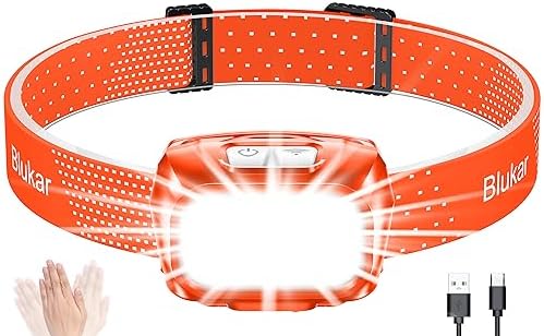 Lampe Frontale Rechargeable 2000LM - 10 Modes + Détection De Mouvement - IPX5 étanche - Parfaite Pour Camping, Randonnée, Jogging