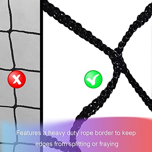 Golf Sports Practice Barrier Net Hitting Nets,Heavy Duty Ball Netting High Impact Nets Containment For Hitting,Driving And Chipping.nets 10X10Ft/10X15Ft/10X20Ft/15X15Ft, Black #TOP5