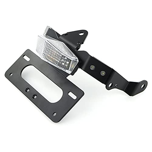 Kennzeichenhalter Motorrad Geeignet for Kawasaki Vulcan S 2015-2021 Vulcan Cafe 2018-2021 Kennzeichenhalter Halterung Motorrad Kennzeichenhalter(Clear)