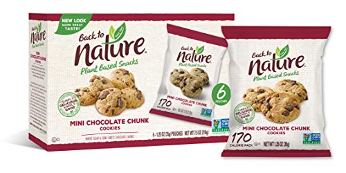 Back To Nature Cookies, Non-Gmo Mini Chocolate Chunk, 6 Count & Crackers, Organic Stoneground Wheat, 6 Ounce (Packaging May Vary) #TOP1