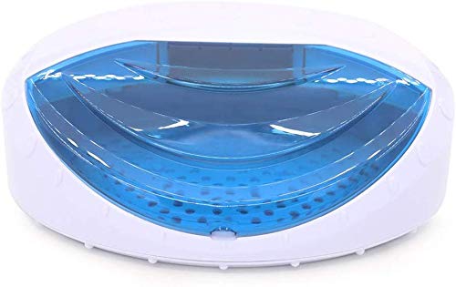 UV Ligero Esterilizador Inteligente Desinfección Caja para Manicura Herramientas, Toalla, Uñas y Cortadora de Afeitar, Esterilización Gabinete con Transparente Tapa