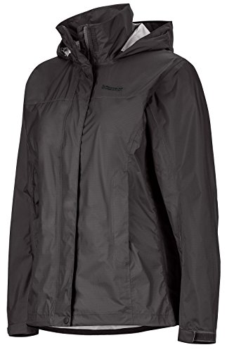 Marmot Women's Precip Lightweight Waterproof Rain Jacket, Jet Black, X-Small #TOP3