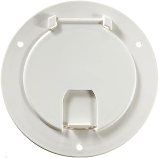 RV Designer Collection B110 Deluxe Cable Hatch Round Plr