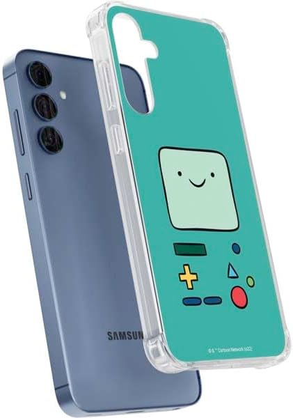 Skinit Clear Phone Case Compatible with Galaxy S24 - Officially Licensed Adult Swim Adventure Time BMO Design