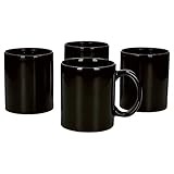 4er Kaffeebecher-Set, Porzellanbecher, Jumbotassen